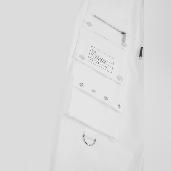 Maniere de Voir Off-White Cargo Pants With Frosted Chain US4 - New - Picture 5 of 7